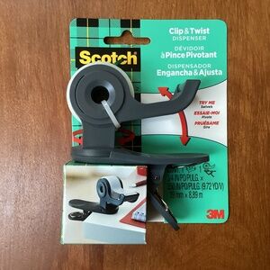 Scotch Clip & Twist Dispenser New